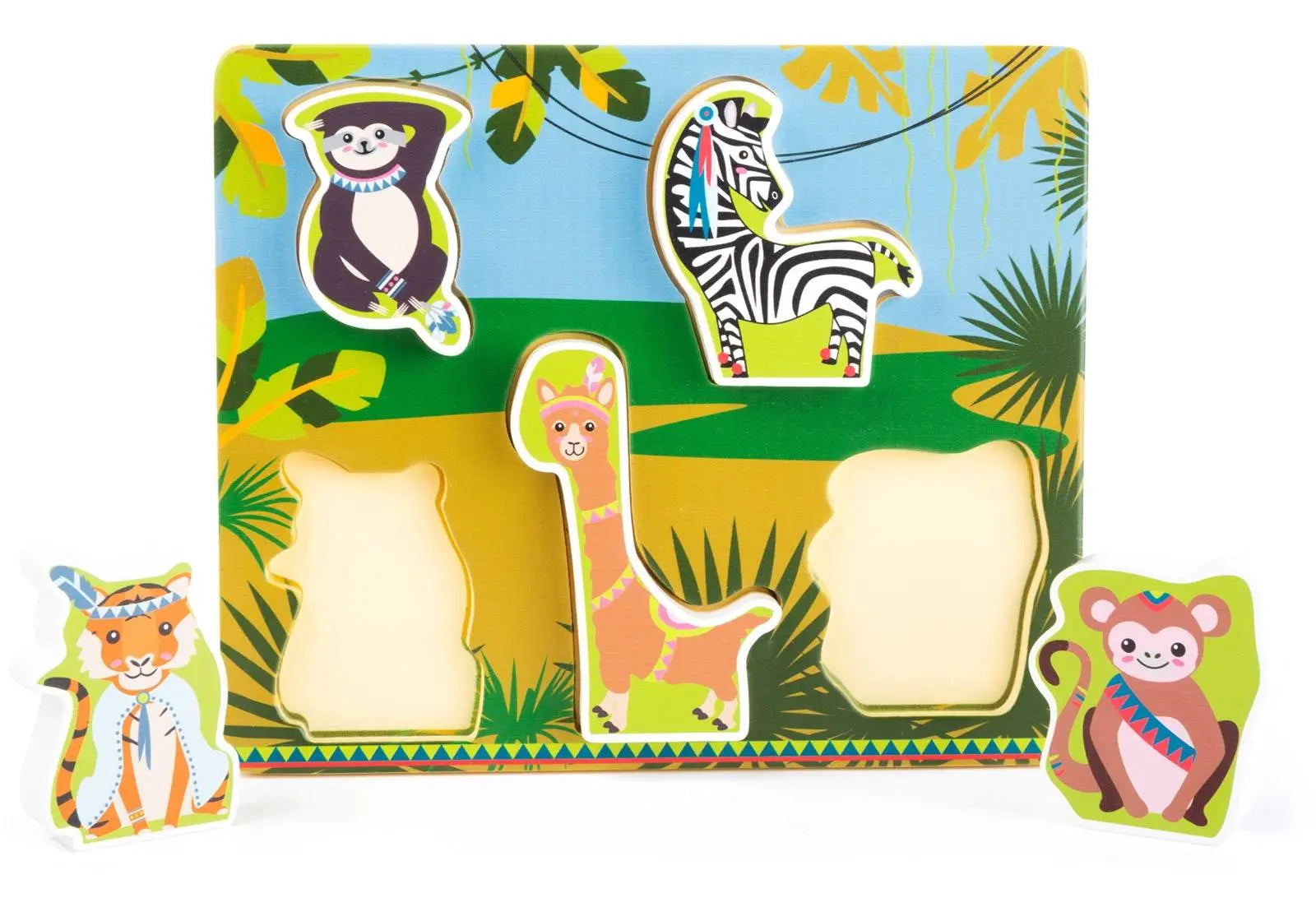 Puzzle en bois Jungle Legler