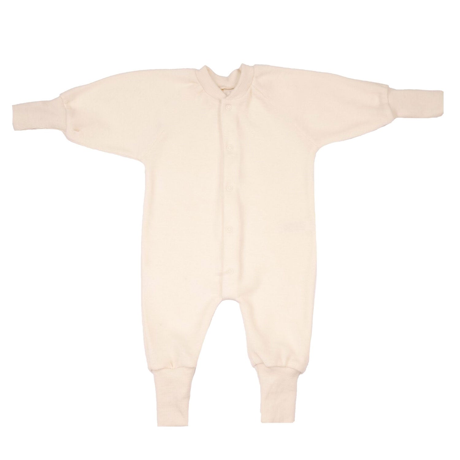 Pyjama sans pieds en éponge de laine Cosilana - Naturel - Lilinappy