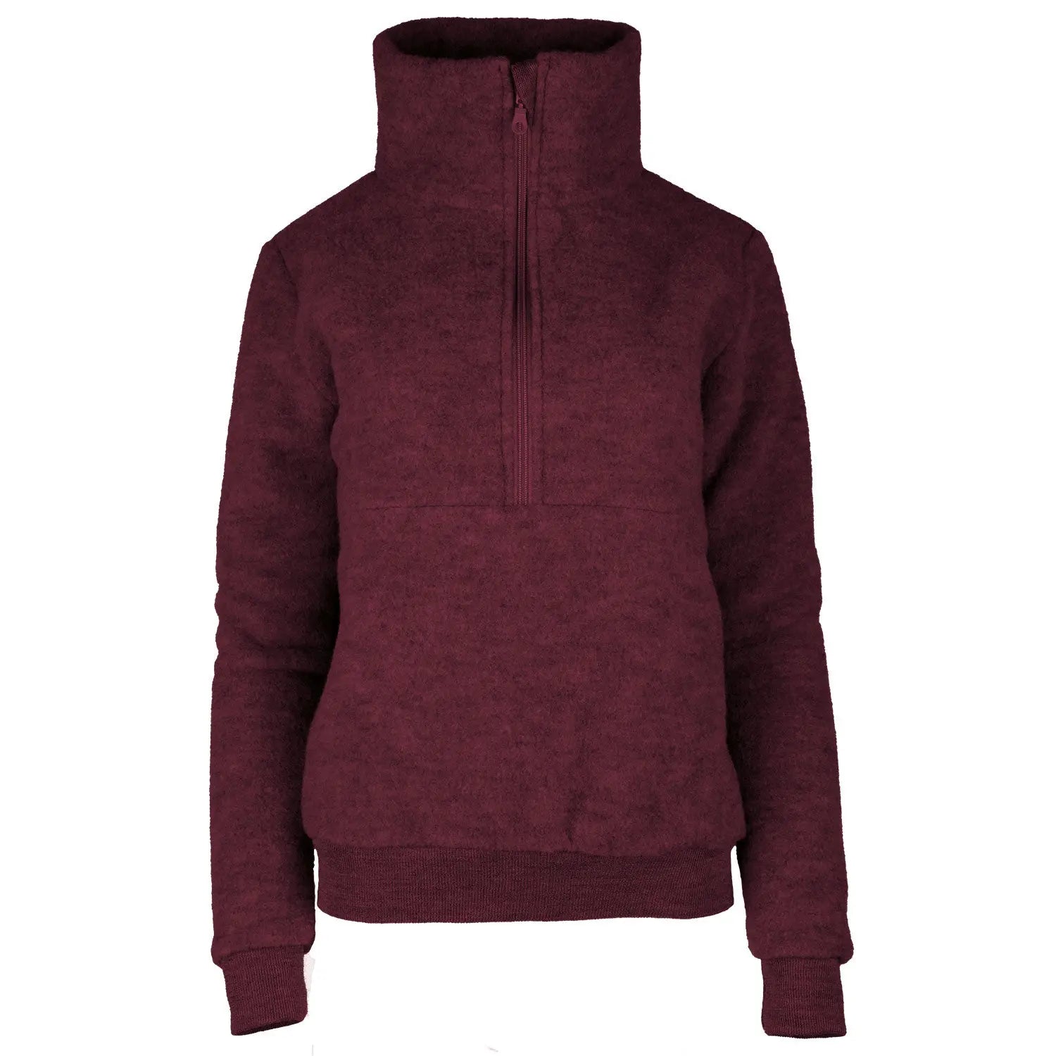 Sweat femme en polaire de laine mérinos bio Reiff 
