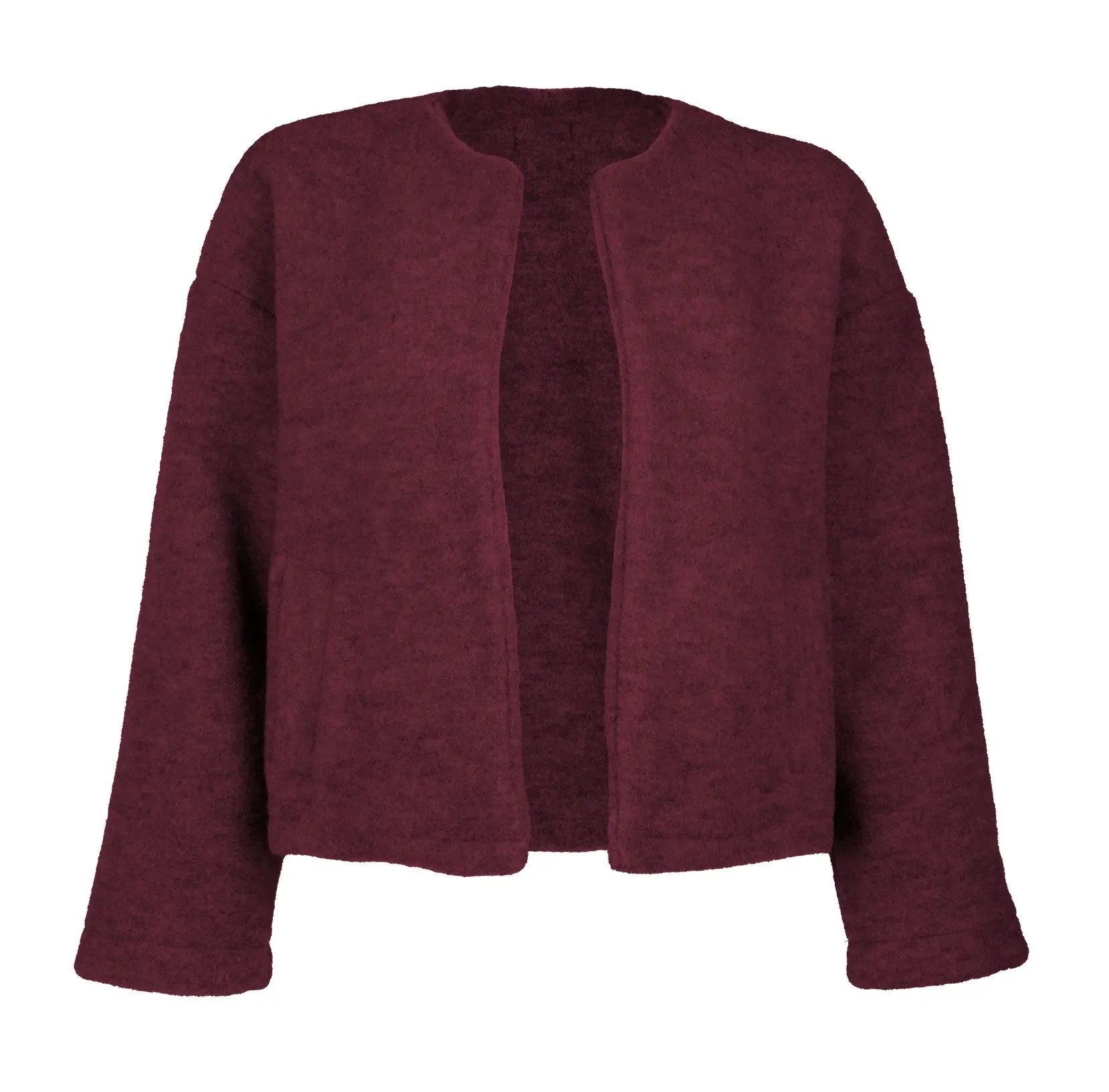 Veste femme en polaire de laine mérinos bio Reiff 