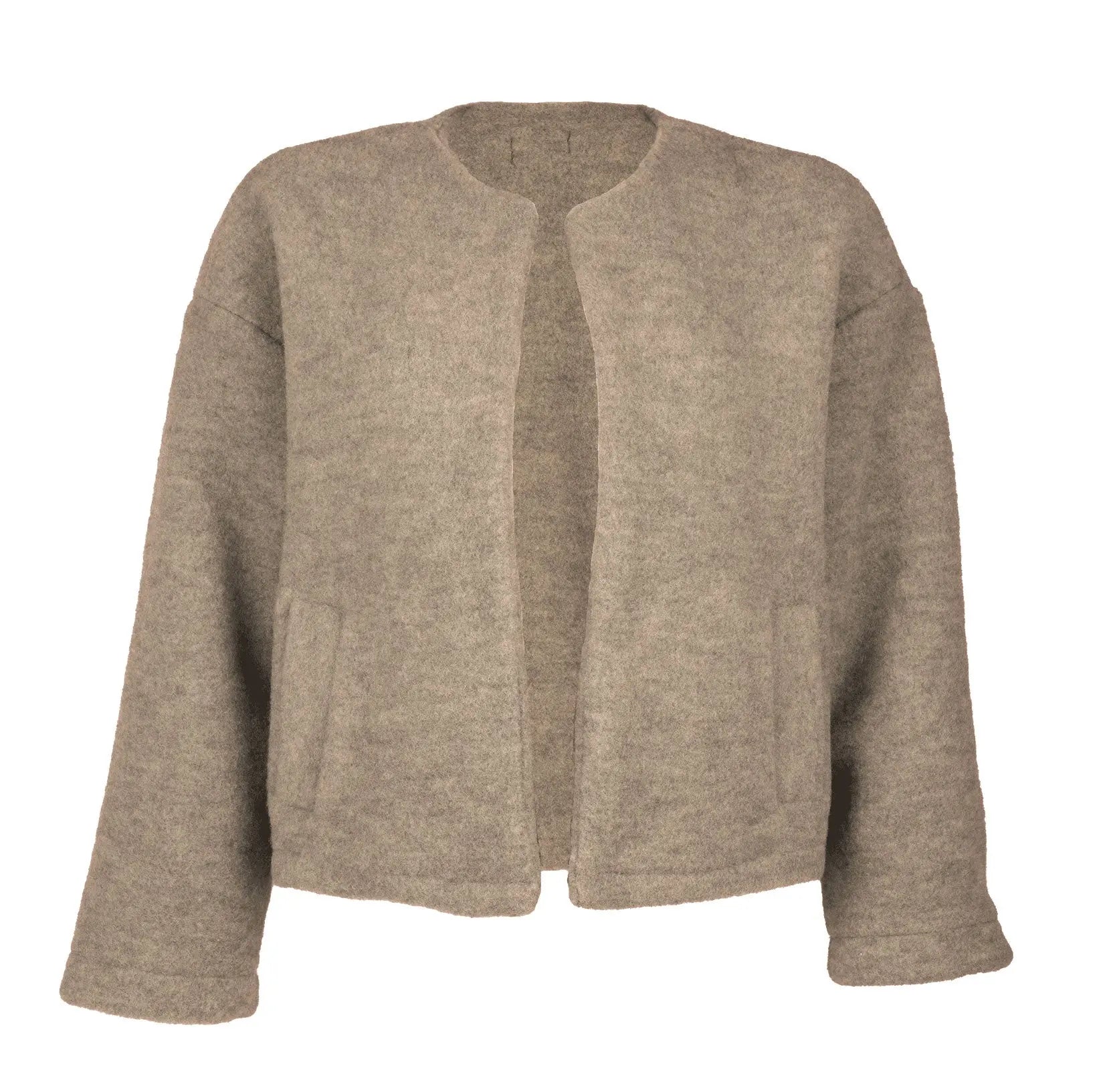 Veste femme en polaire de laine mérinos bio Reiff 