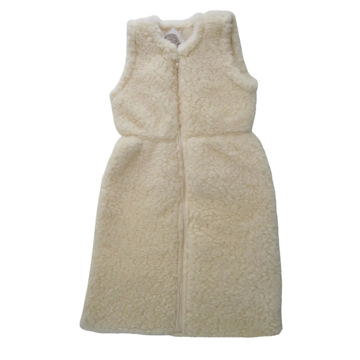 Turbulette sans manches en pure laine - Saling