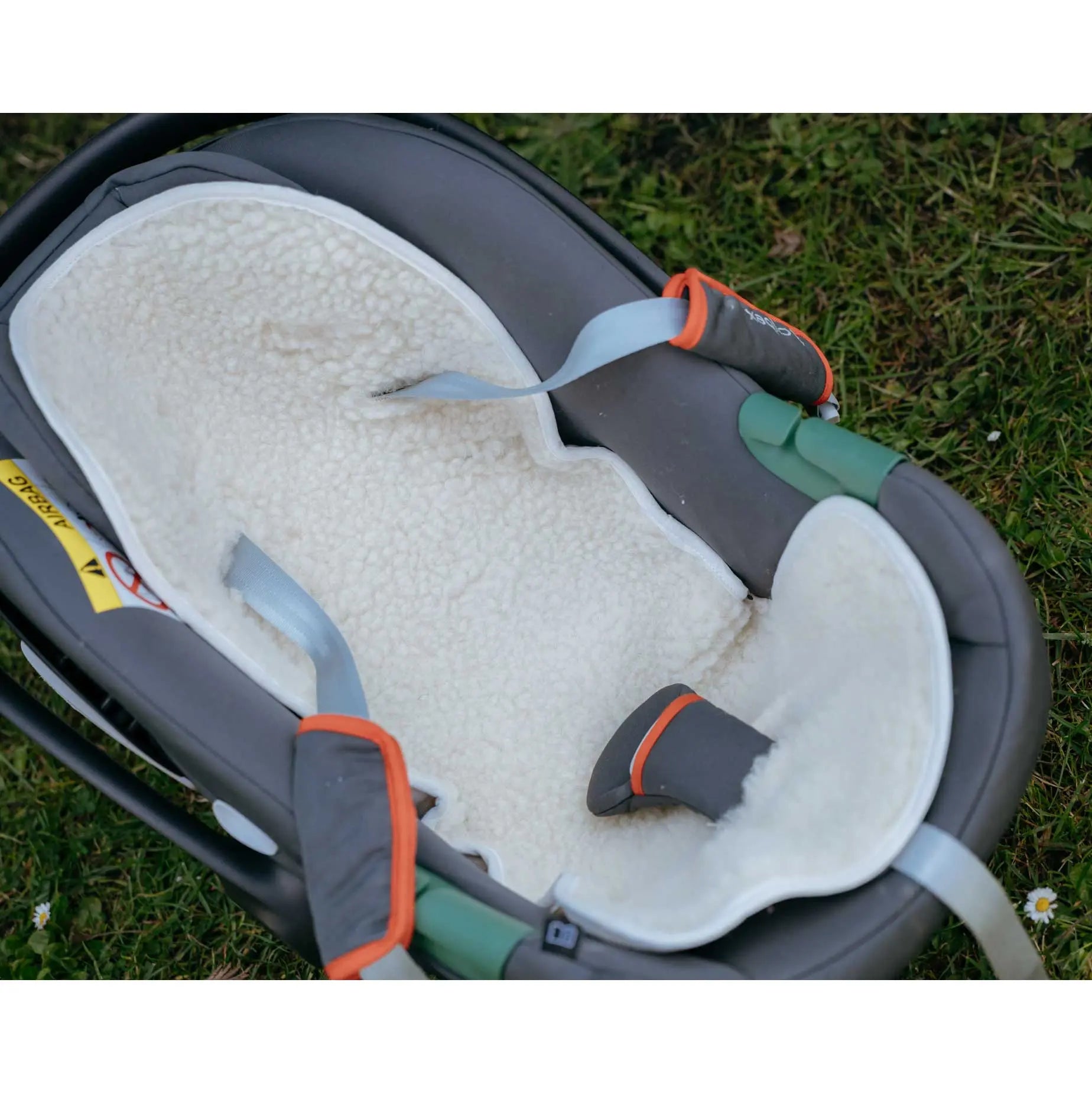 Assise pour poussette & siège auto en laine Sassoupi 