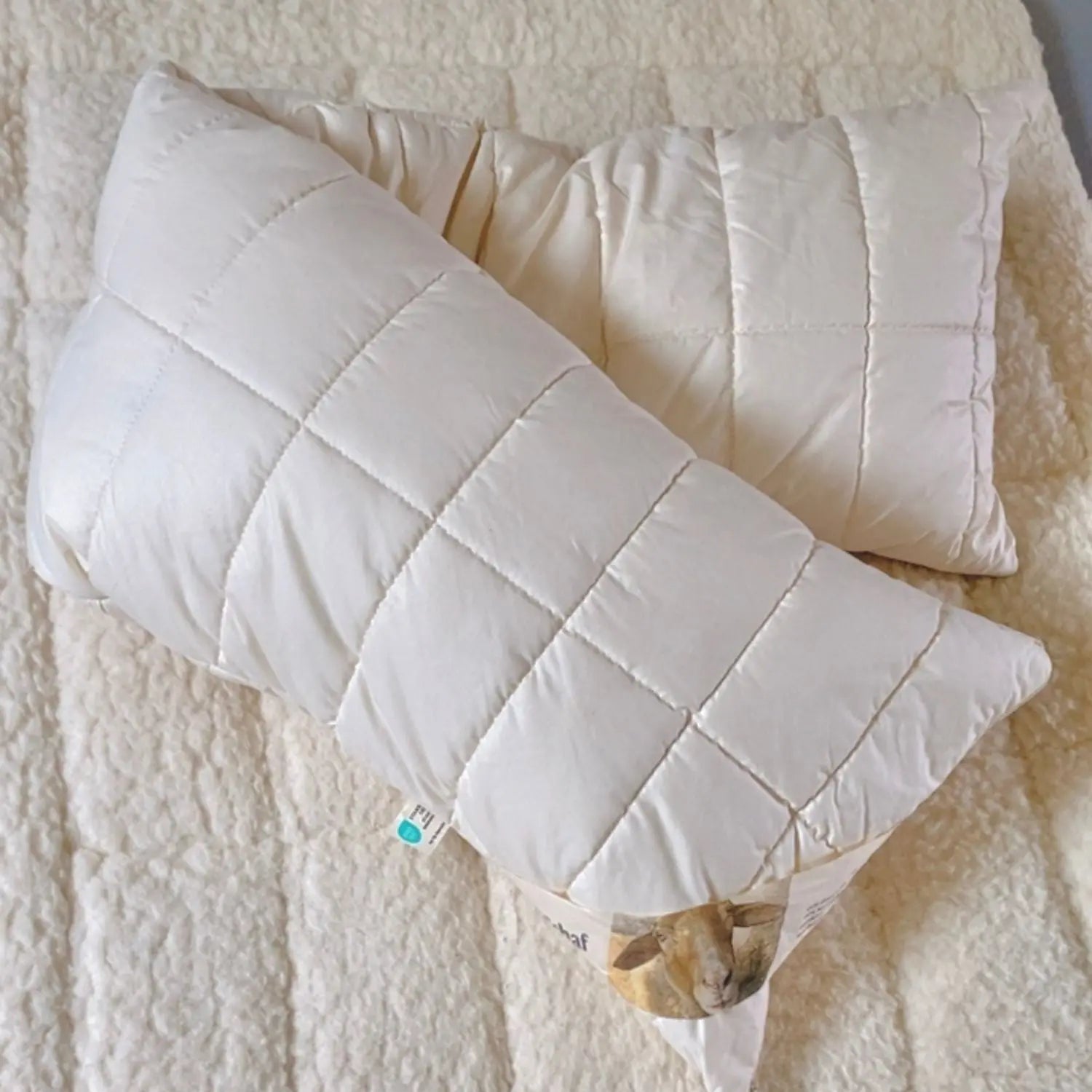 Coussin de soutien polyvalent en laine vierge Sassoupi 35x140 