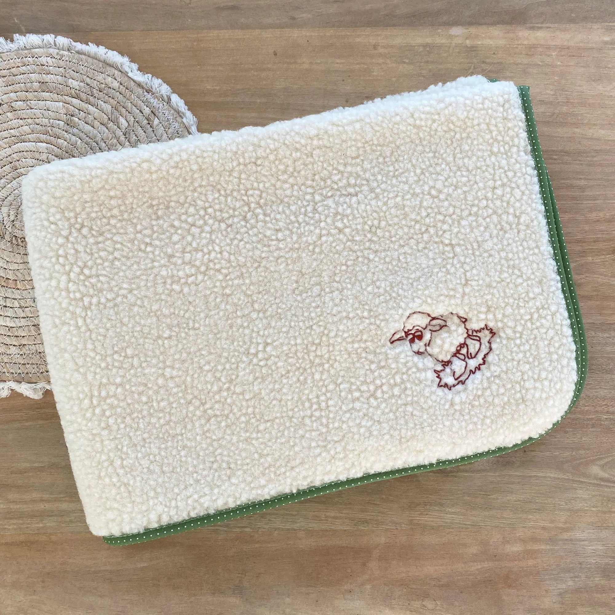 Couverture en laine vierge pour bébé Sassoupi 