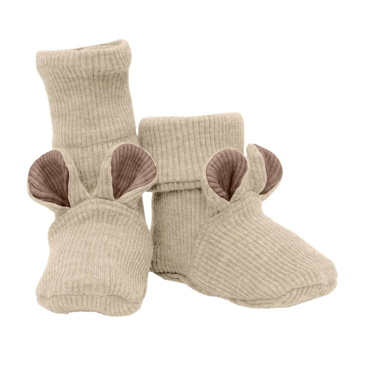 Chaussons Teddy en laine mérinos ManyMonths