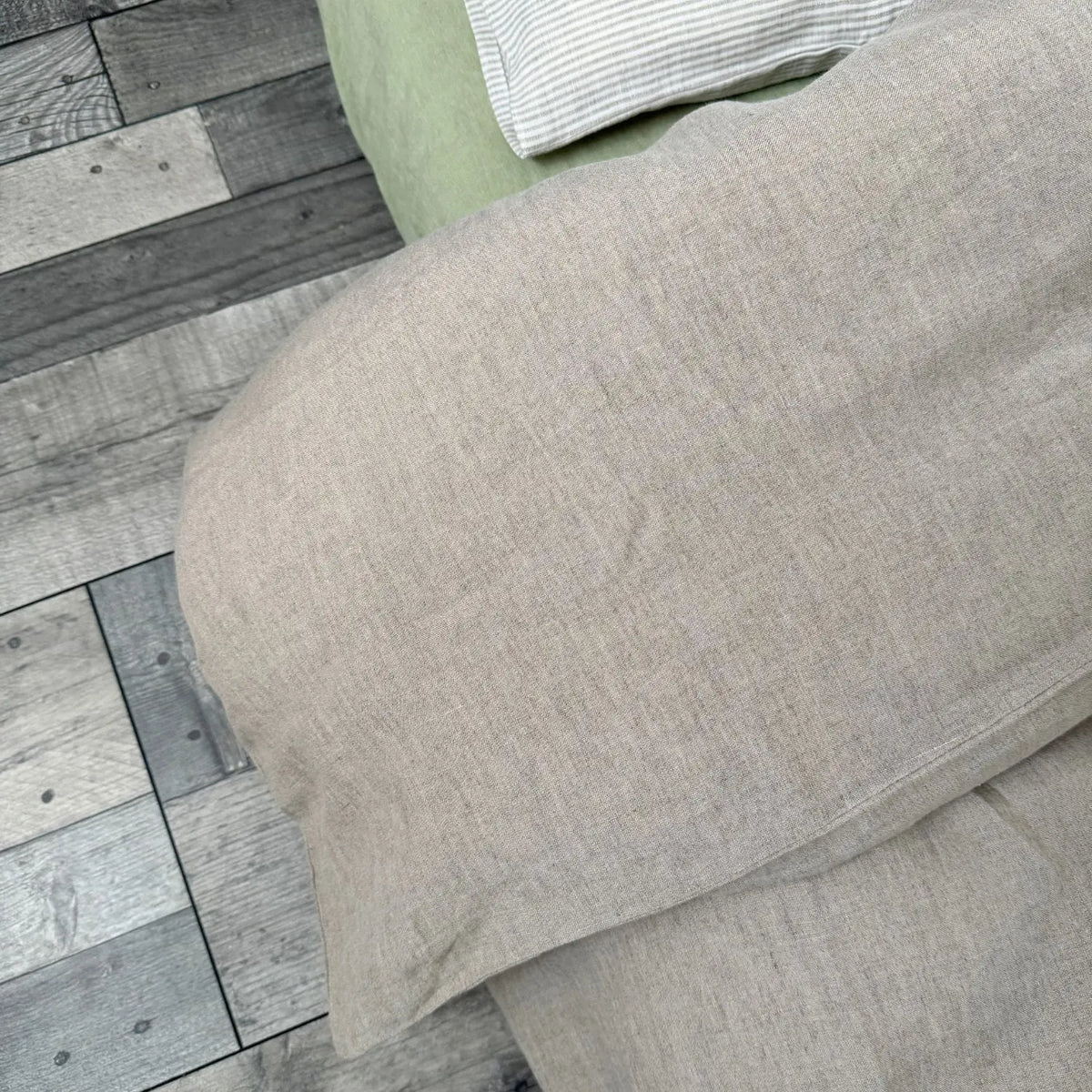 Housse de couette enfant en lin lavé - Naturel