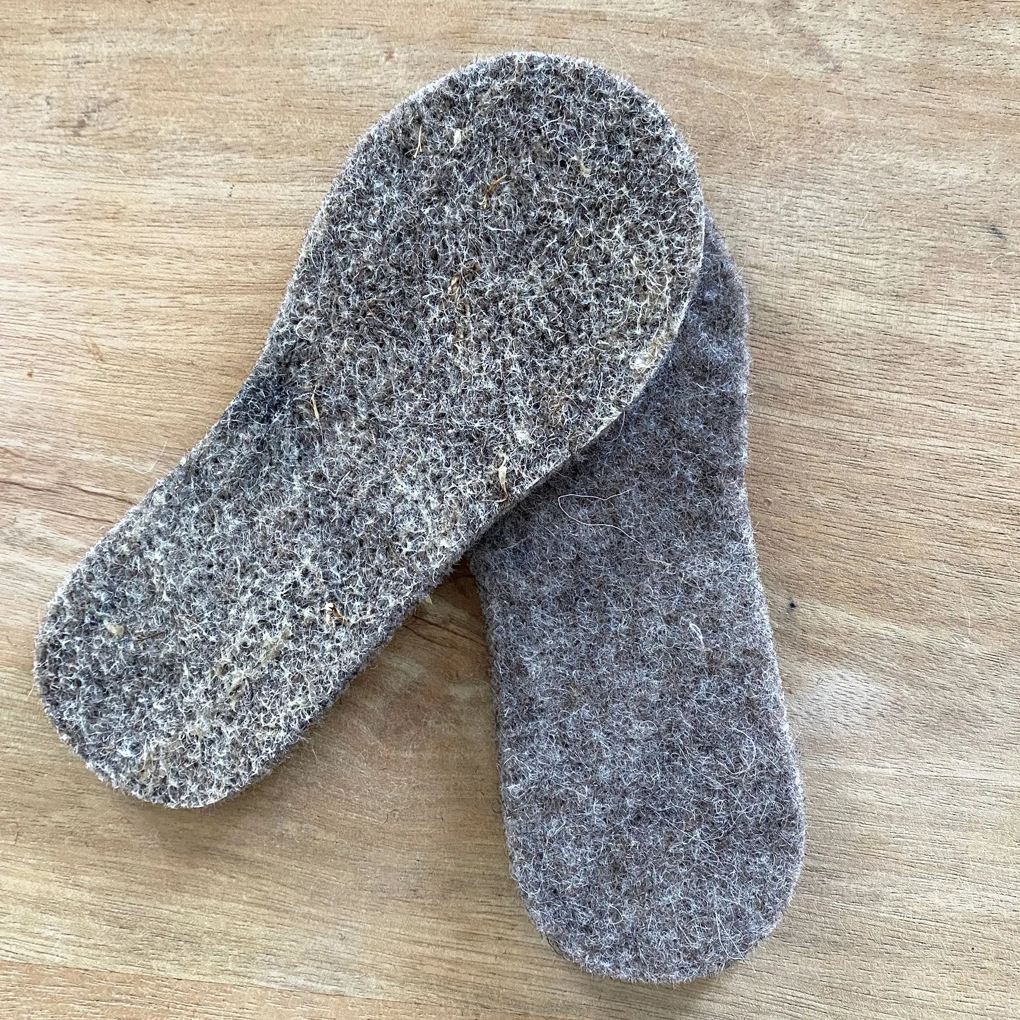 Semelles en laine vierge bio Sassoupi 