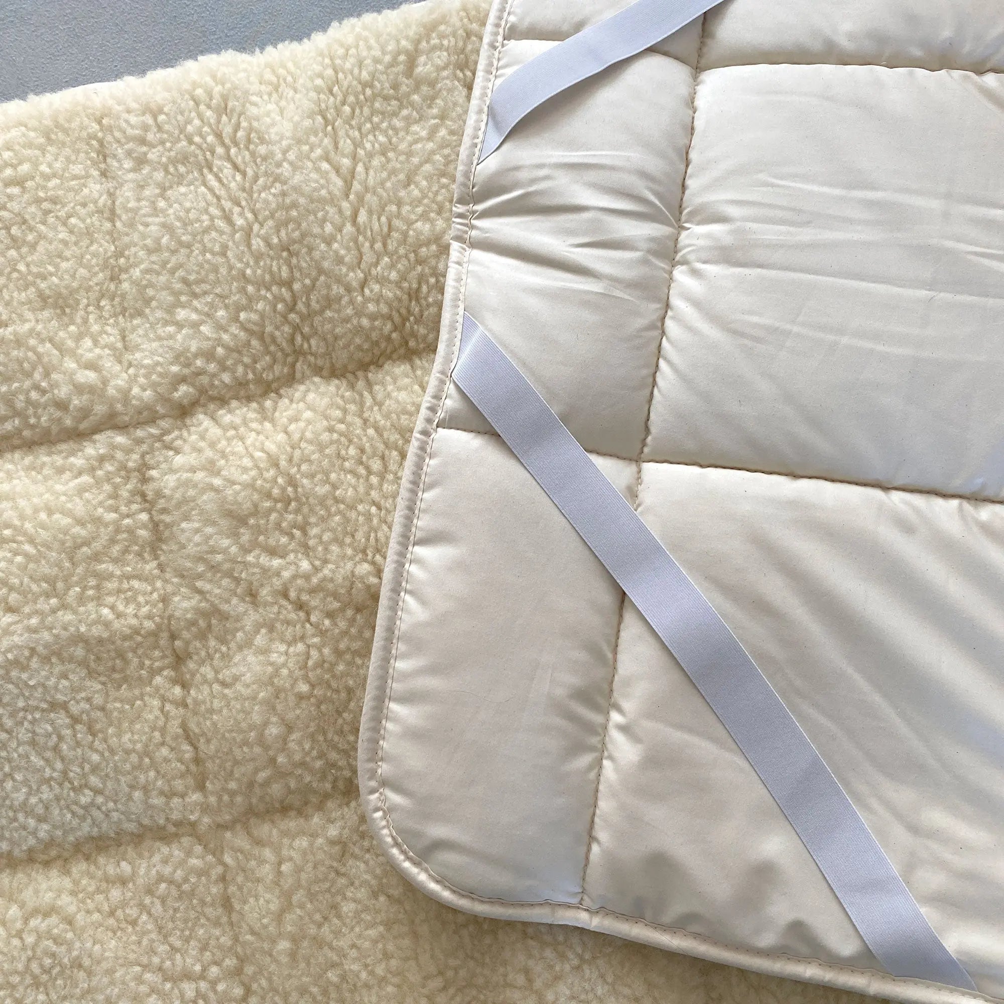 Surmatelas en laine & coton Sassoupi - 70x140cm 