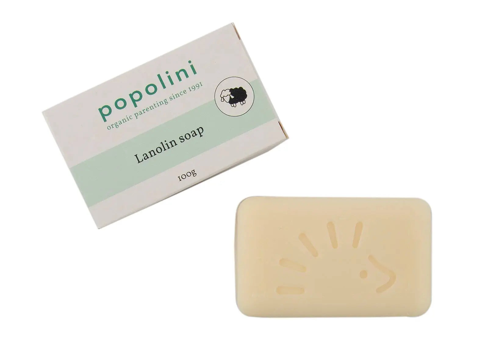 Savon à la lanoline Popolini 100g - Lilinappy