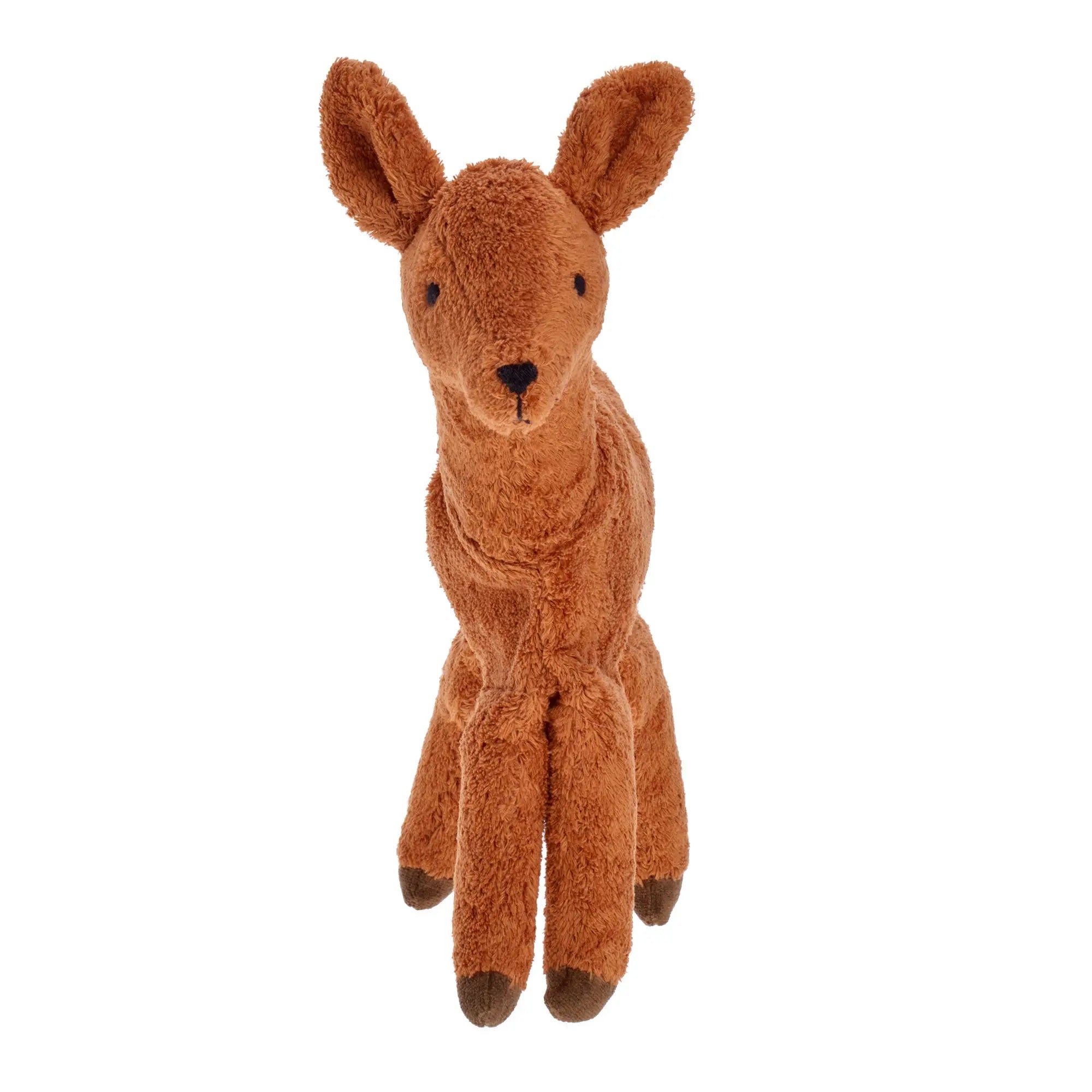 Doudou bouillotte en coton bio & laine Senger Naturwelt - Faon 