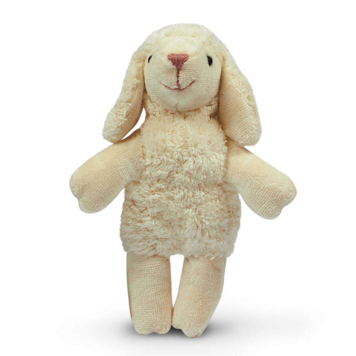 Doudou bébé agneau en coton bio Senger Naturwelt