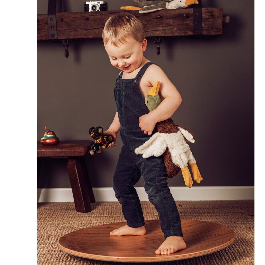 Doudou bouillotte en coton bio & laine Senger Naturwelt - Canard