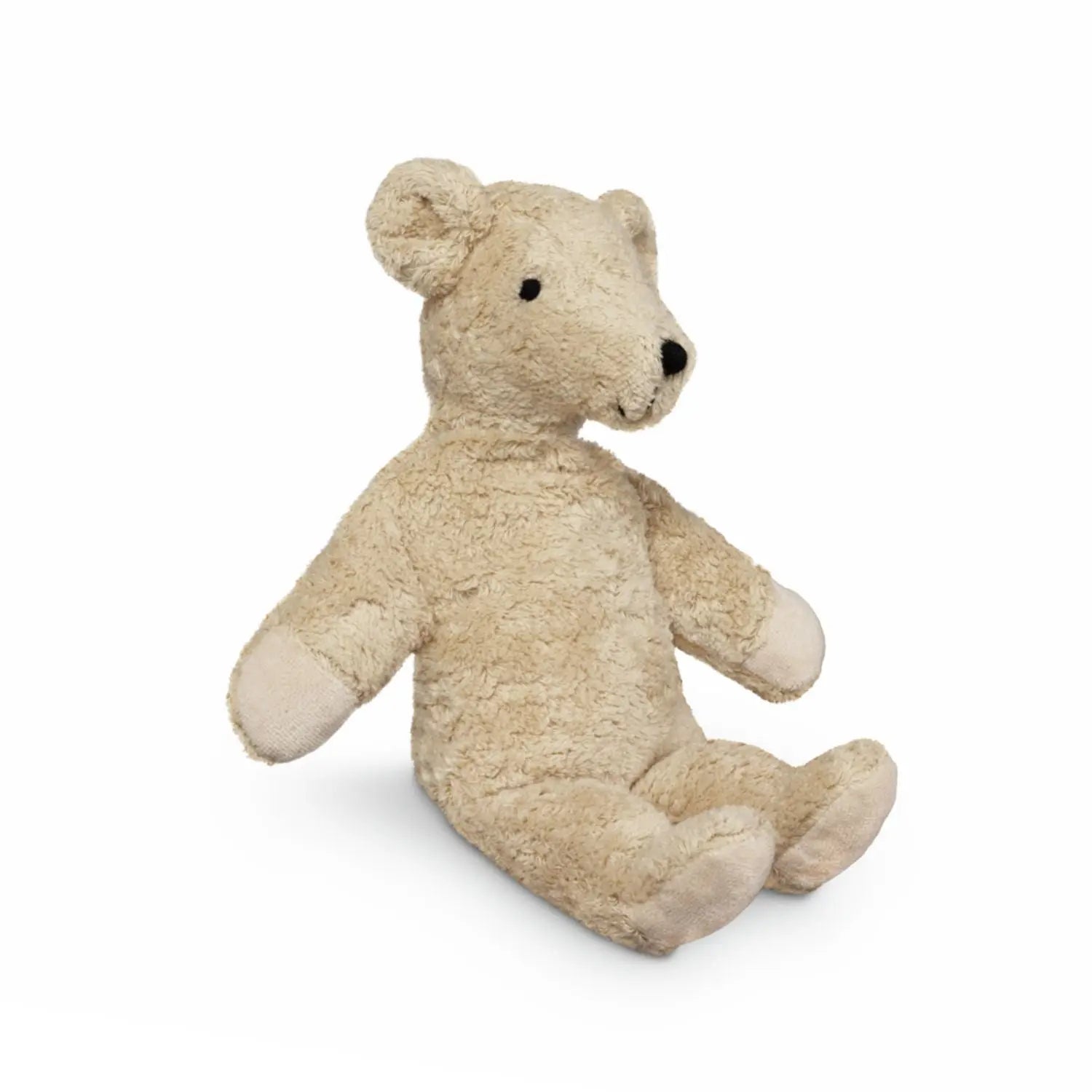 Doudou bouillotte en coton bio & laine Senger Naturwelt - Petit ours lin 