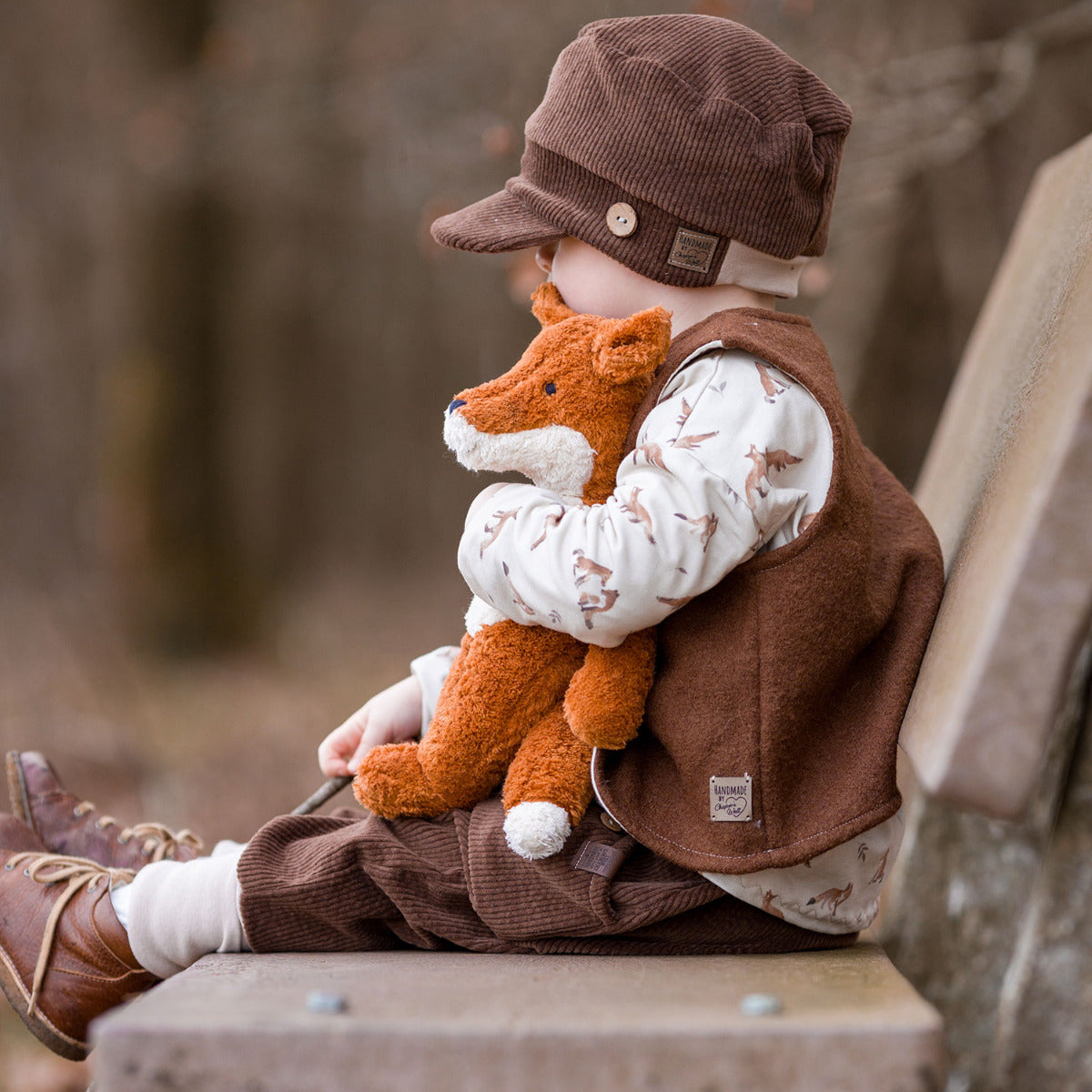Doudou Renard en coton bio Senger Naturwelt