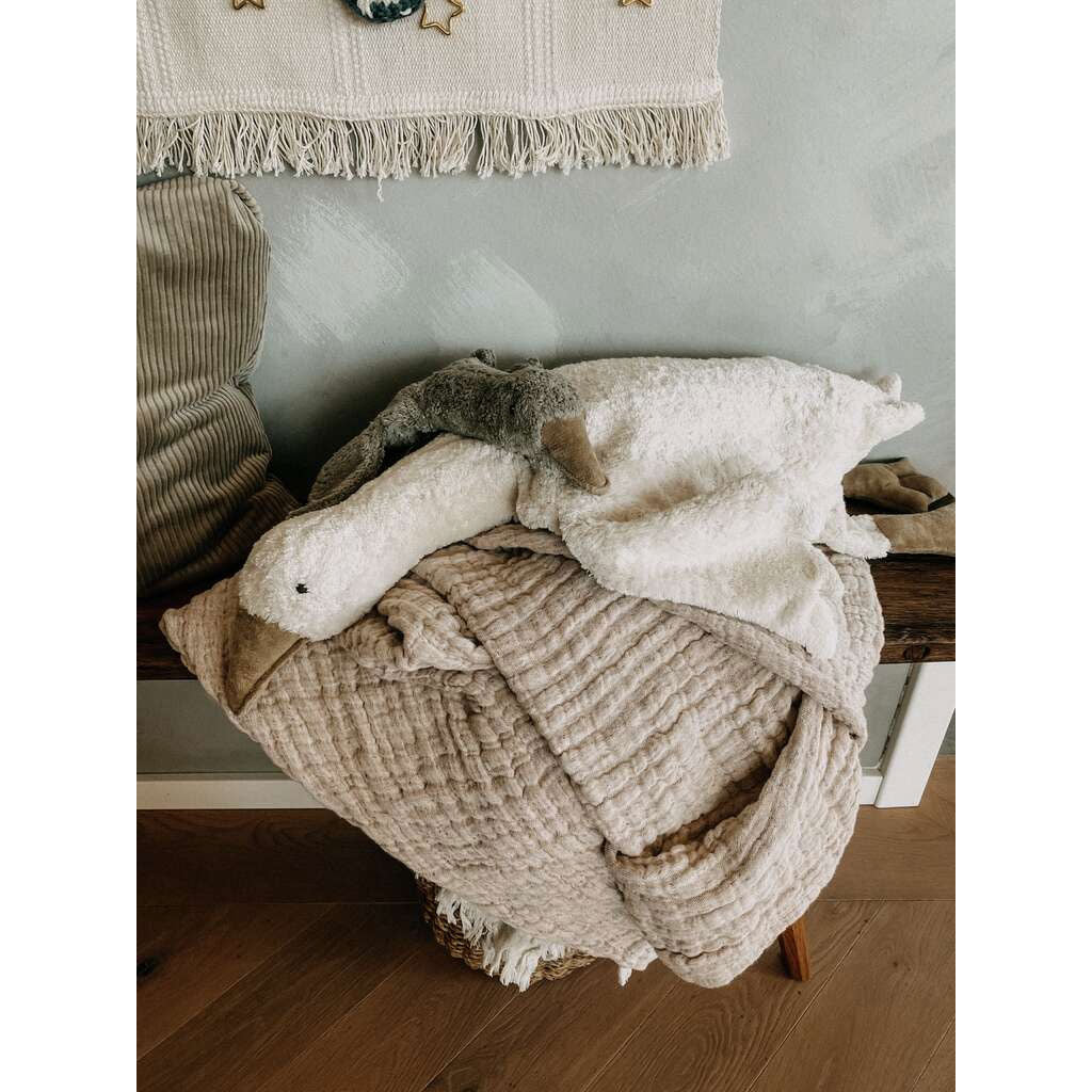 Doudou bouillotte Oie Senger Naturwelt – Douceur écoresponsable