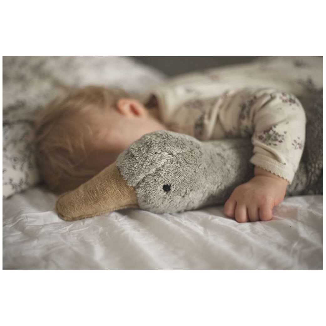 Doudou bouillotte Oie Grise Senger Naturwelt – Large - Lilinappy