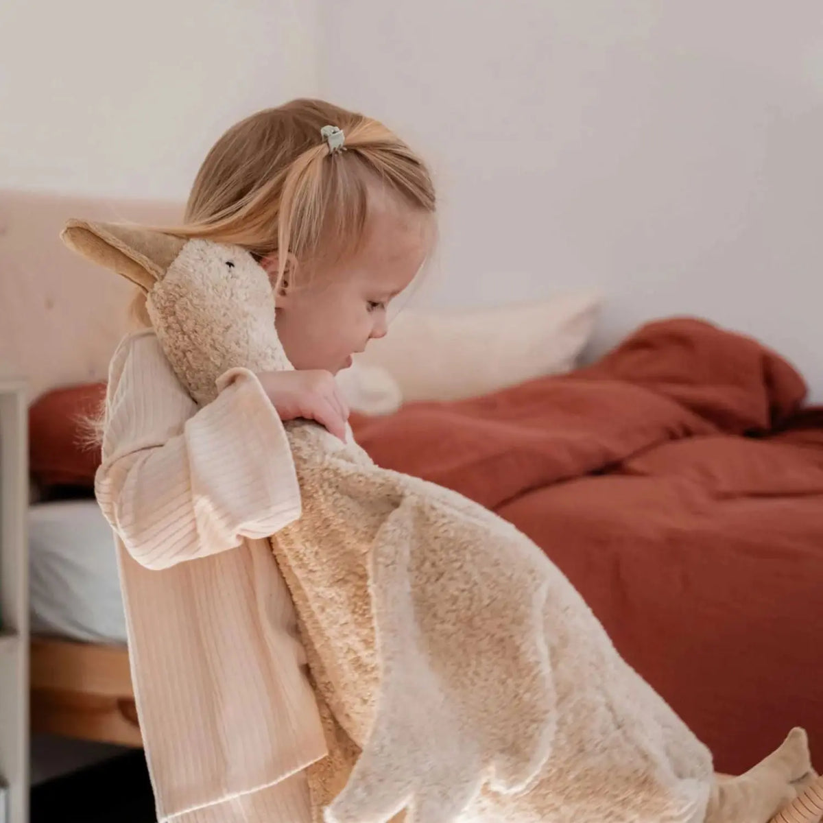 Peluche géante bouillotte Oie XL Senger - Lin