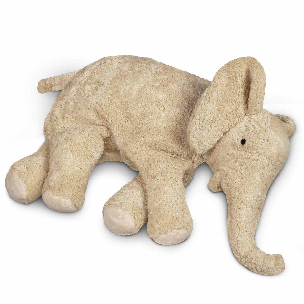 Doudou bouillotte en coton bio & laine Senger Naturwelt - Éléphant 