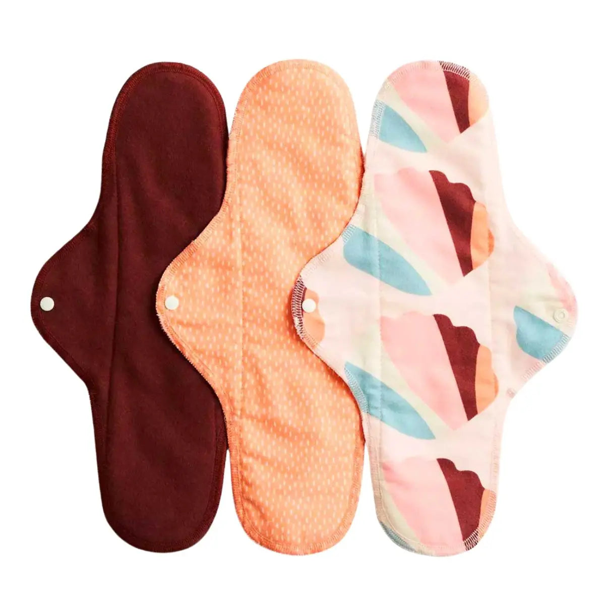 kit serviettes hygiéniques lavables Imse Vimse - Orange Sprinkle - Lilinappy