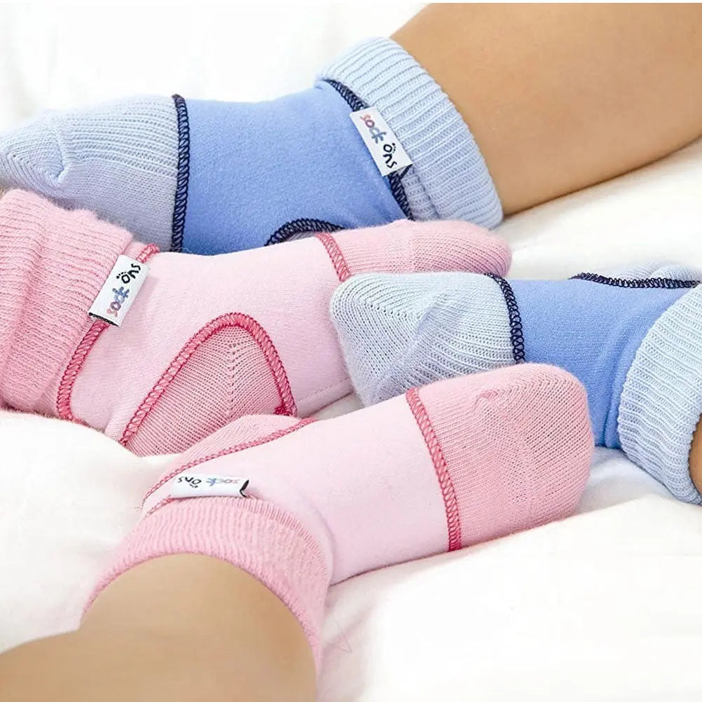 Guêtres magiques Sock Ons Orange - 0/6 mois 