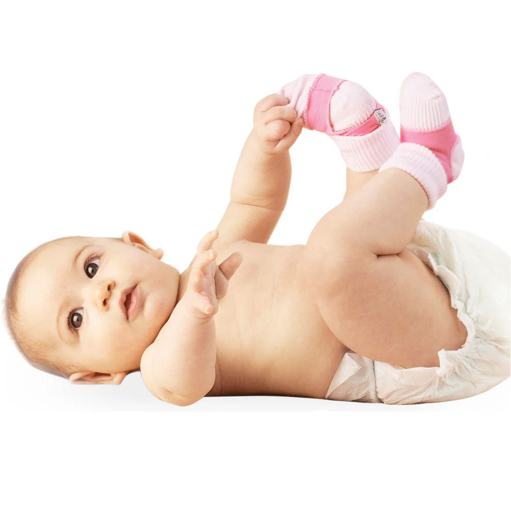 Guêtres magiques Sock Ons Orange - 6/12 mois - Lilinappy