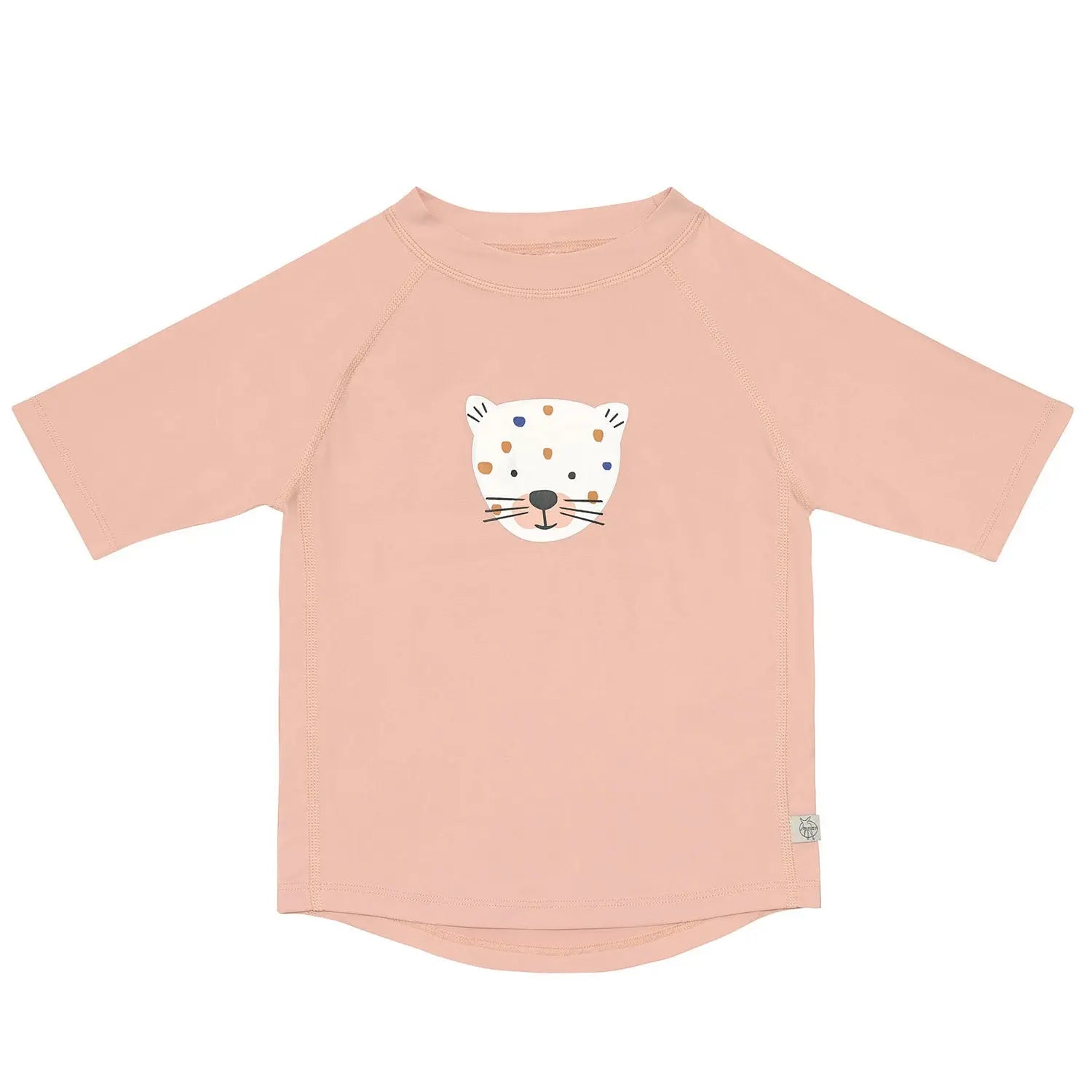 T-shirt anti-UV manches courtes Lässig - Léopard pink - Lilinappy