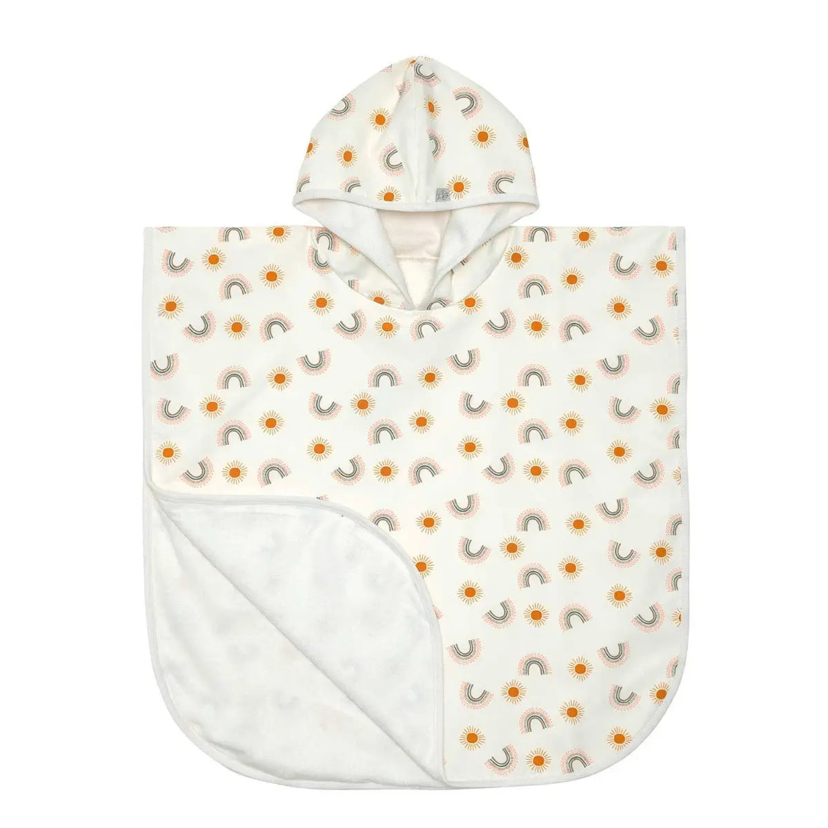 Poncho de plage anti-UV Lässig Rainbow nature