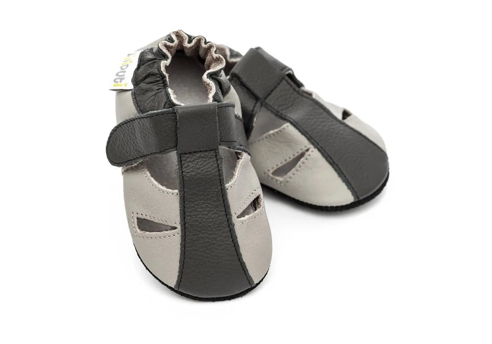 Sandales en cuir souple Liliputi - Stone Liliputi