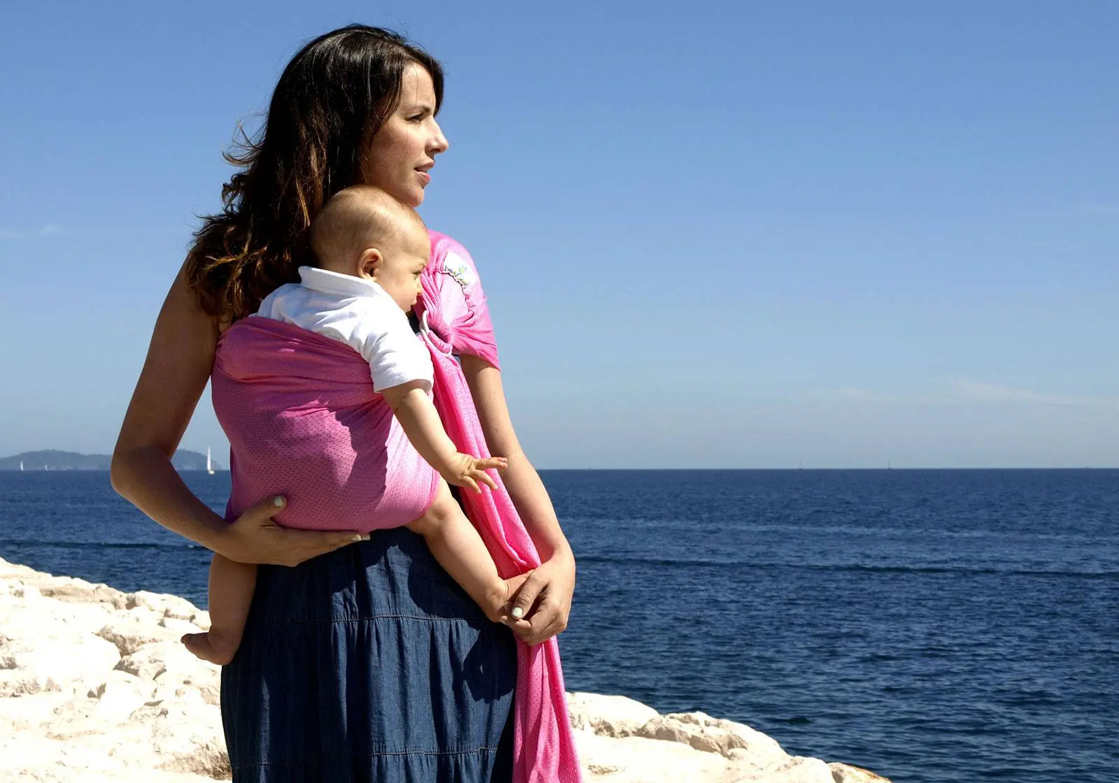 Porte-bébé Sling Sukkiri Rose