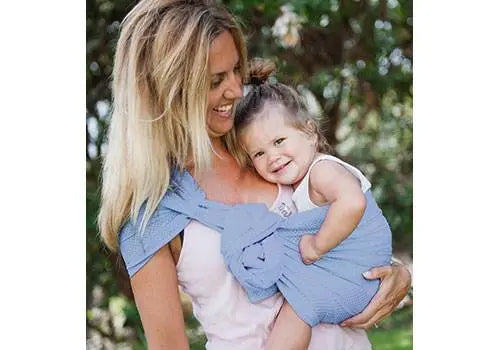 Porte-bébé Sling Sukkiri Bleu ciel 