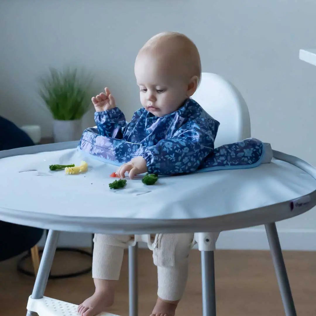 Bavoir supplémentaire pour Kit Tidy Tot - Fleur de jardin bleu 