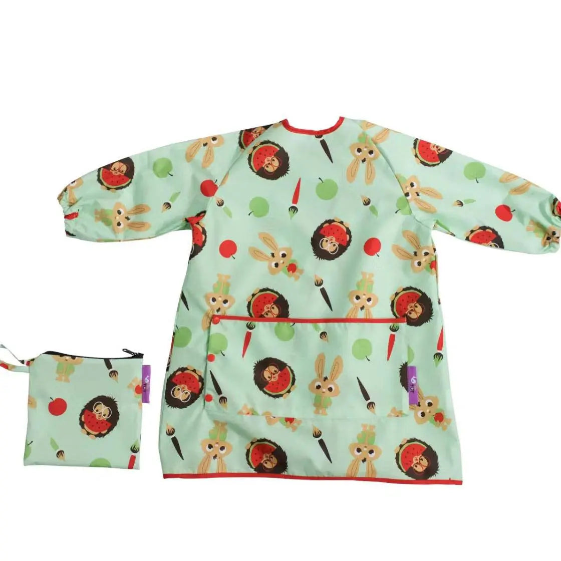 Long tablier de protection Tidy Tot - Pistache - Lilinappy