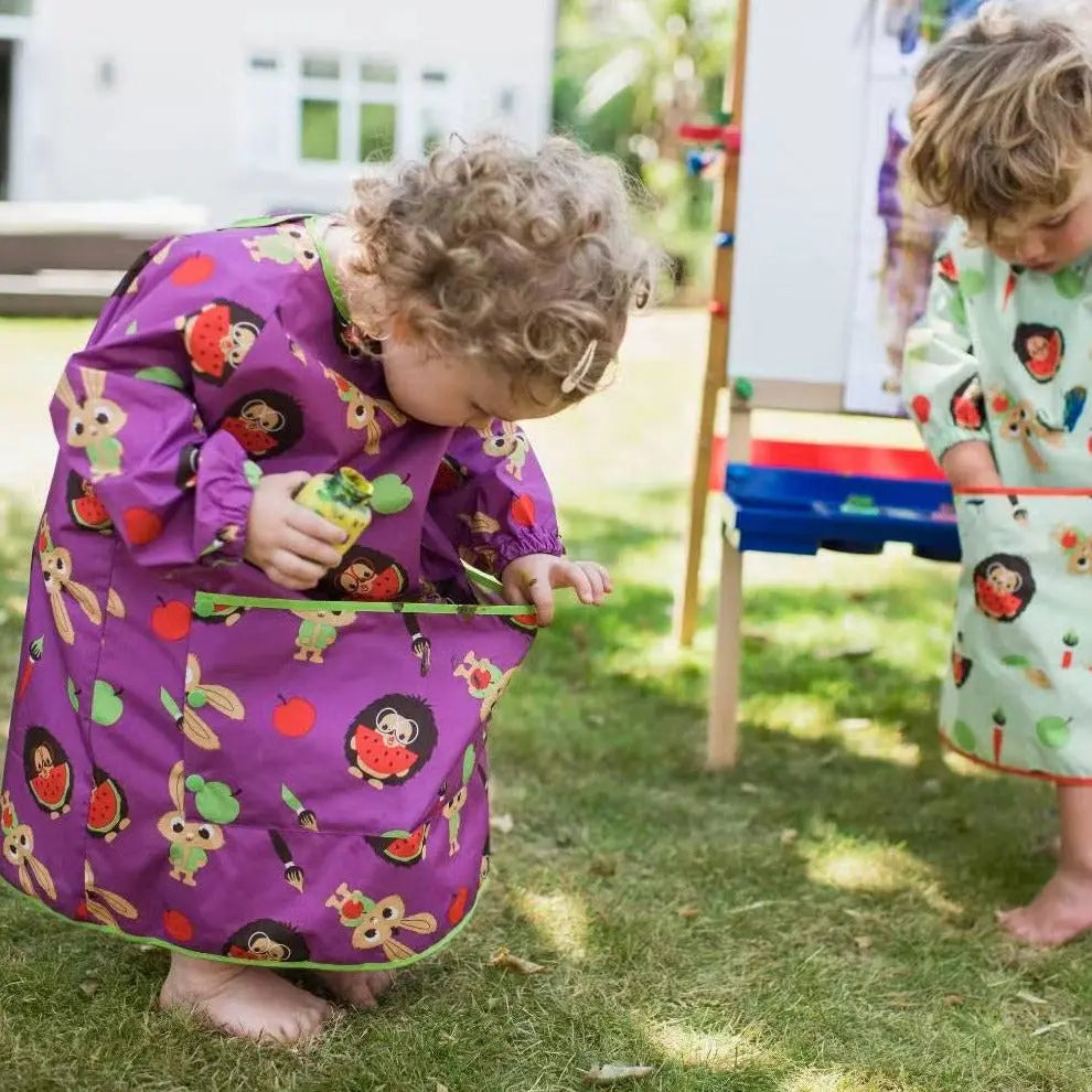 Long tablier de protection Tidy Tot - Plum purple - Lilinappy