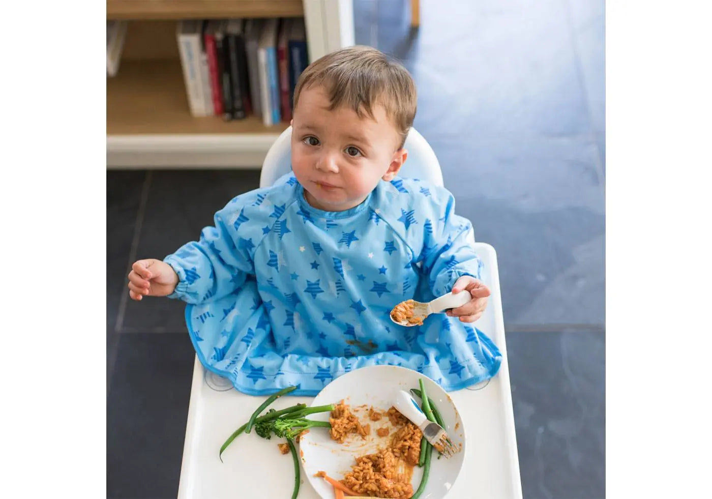 Bavoir à ventouses Cover et Catch Tidy Tot - Stars Tidytot