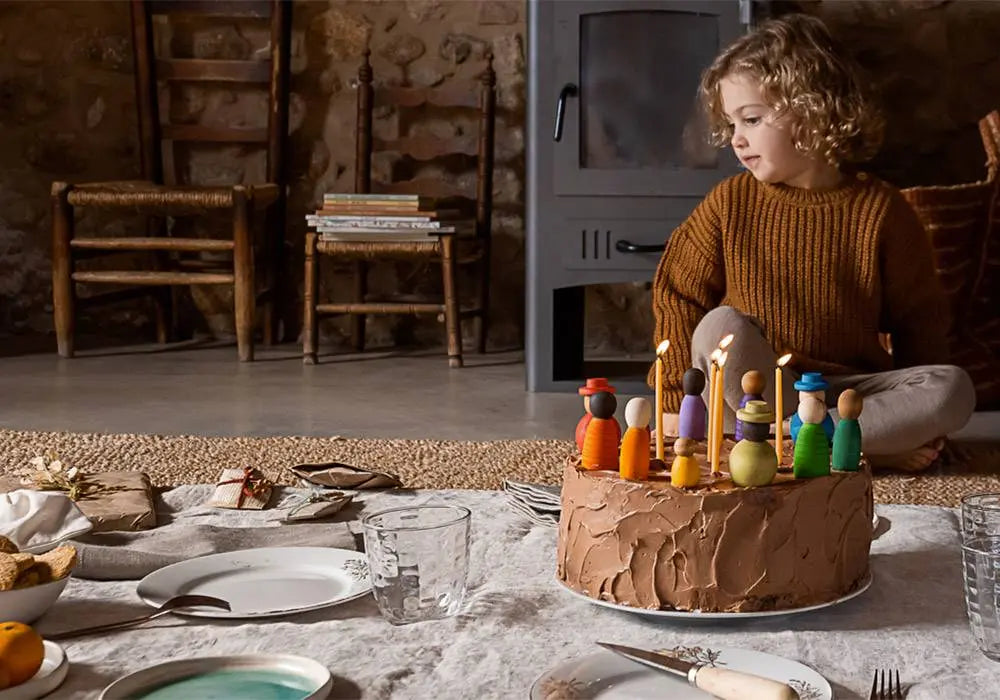 Lot de 12 personnages en bois Grapat - Together Grapat