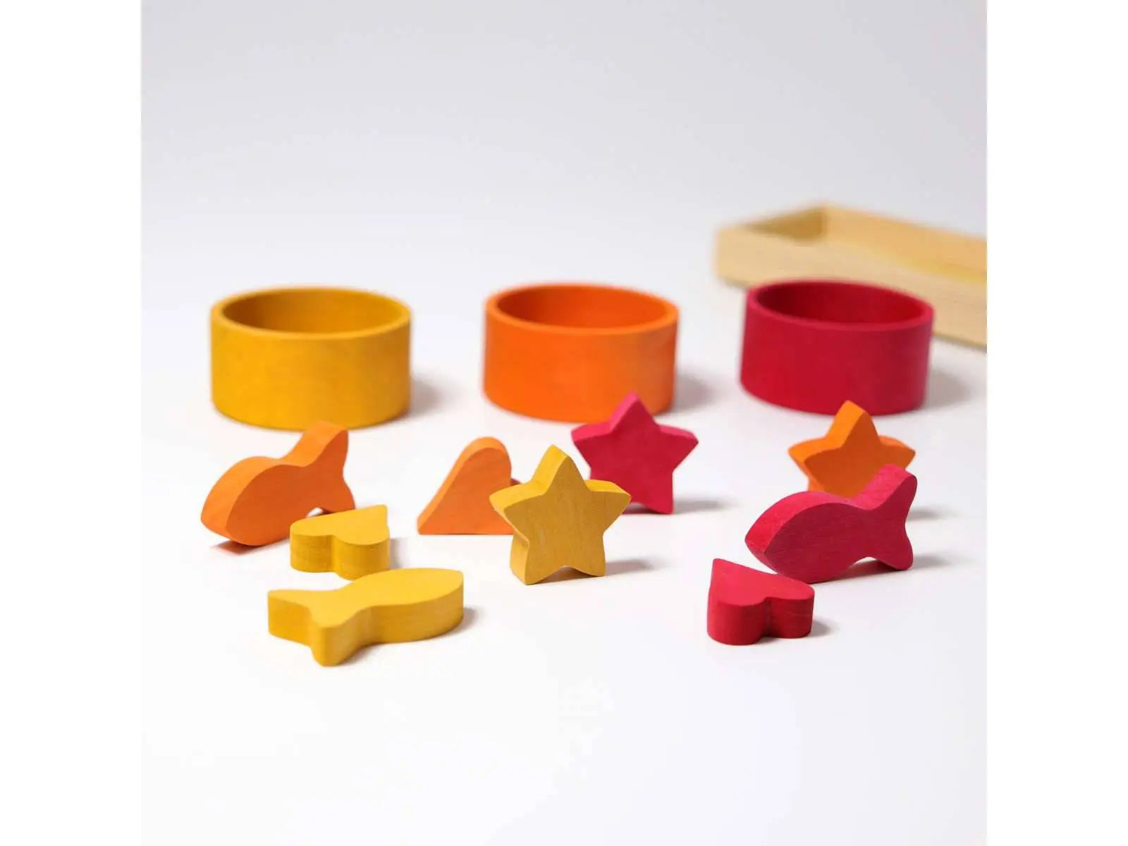 Jeu de tri avec bols arc-en-ciel Grimm's Grimms