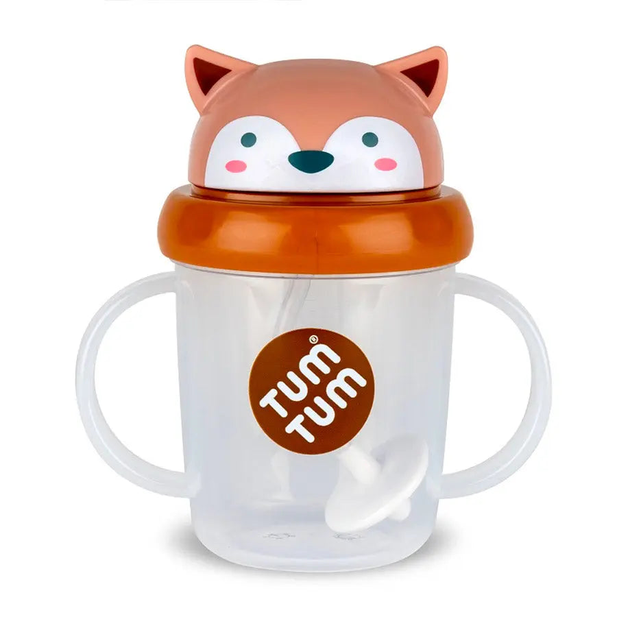 Tasse d’apprentissage avec paille Tum Tum Renard
