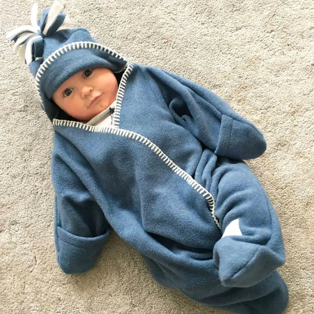 Couverture étoile Tuppence and Crumble - Dove grey - Lilinappy