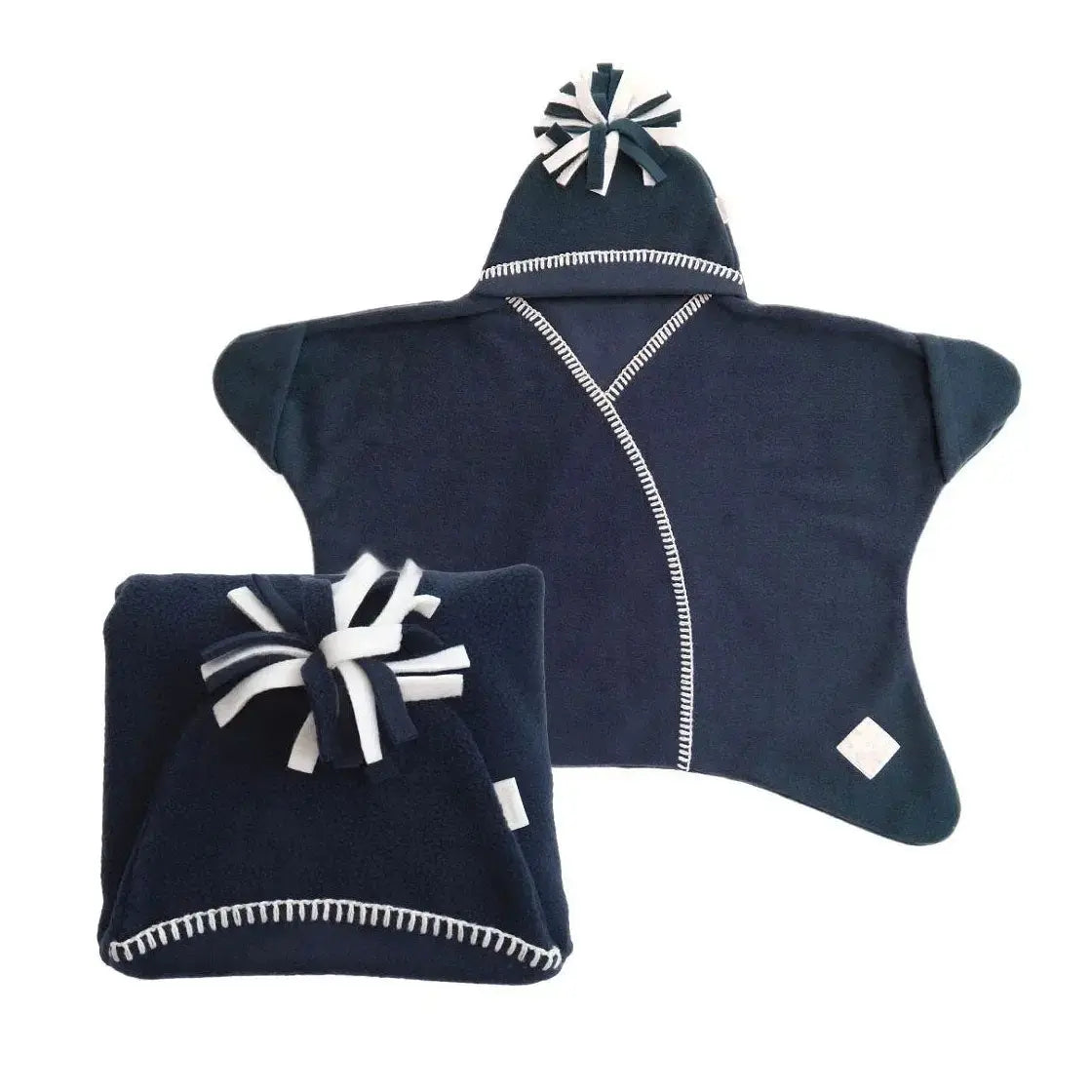 Couverture Star baby Tuppence and Crumble Bleu marine