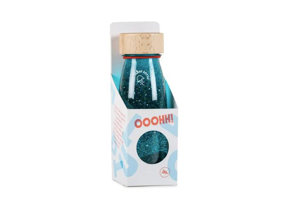 Bouteille sensorielle Petit Boum - Turquoise - Lilinappy