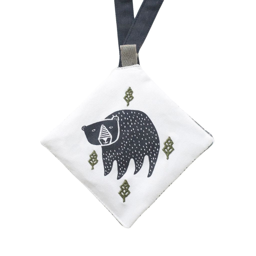 Jouet pour poussette Crinkle Pages Wee Gallery - Woodland