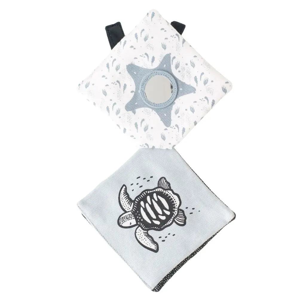 Jouet pour poussette Crinkle Pages Wee Gallery - Océan - Lilinappy