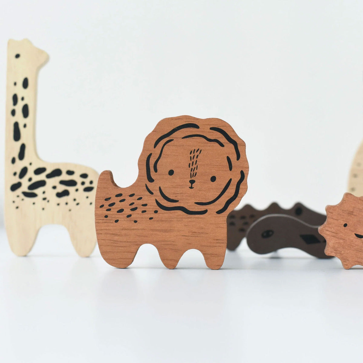 Puzzle en bois Wee Gallery – Safari - Lilinappy