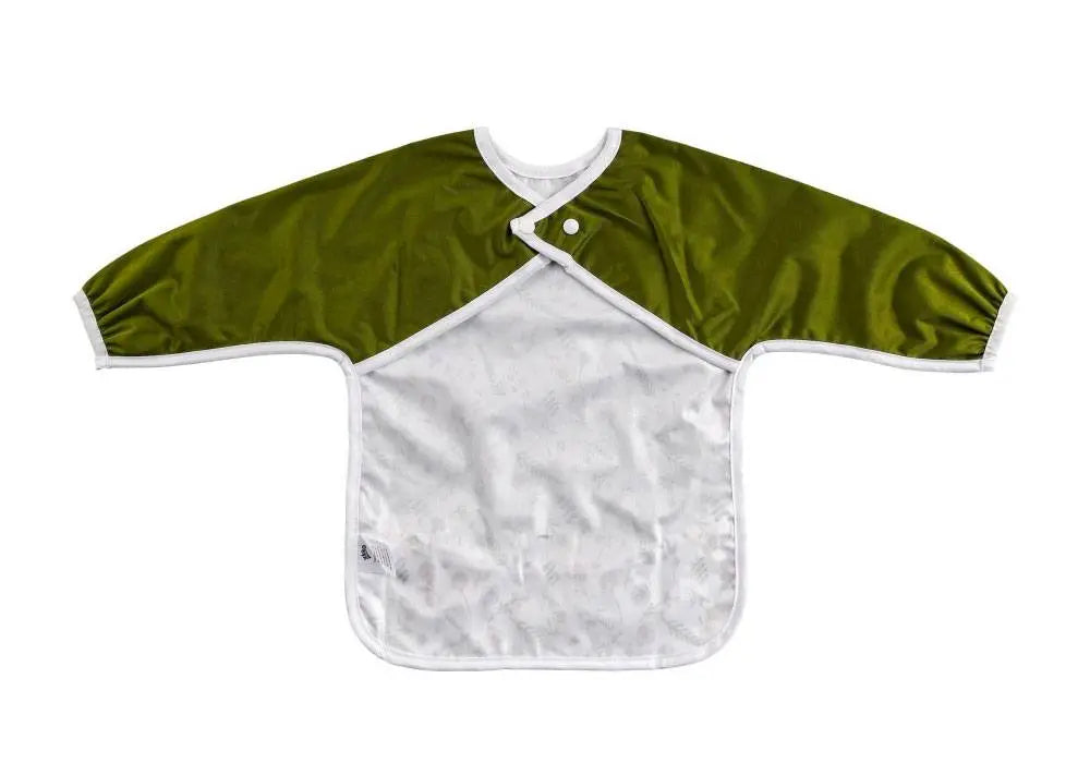 Tablier imperméable à manches longues XKKO - Fleurs - Lilinappy