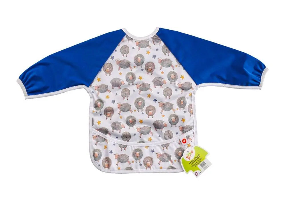 Tablier imperméable à manches longues XKKO - Mouton - Lilinappy