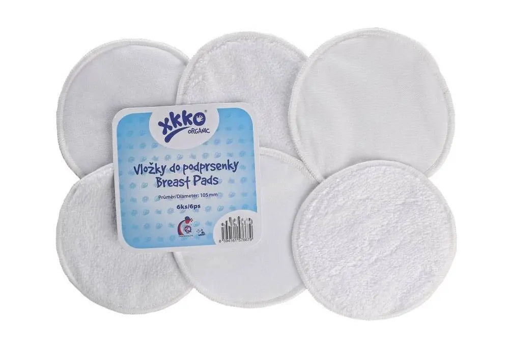 Coussinets d'allaitement lavables en coton bio XKKO