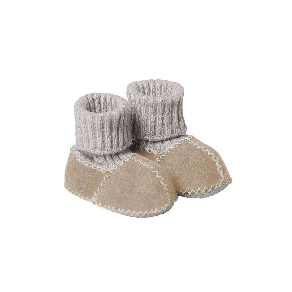 Chausson chaussette bébé en peau d'agneau - La Petite Boutique