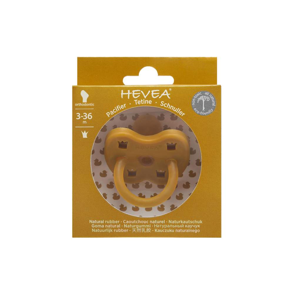 Hevea Tétine - 0-3 Mois - 3 Pack - Caoutchouc Naturel - Fille Mix