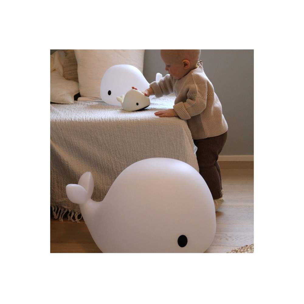 pour enfants - Veilleuse baleine en silicone LED - Veilleuse avec